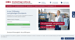Desktop Screenshot of druckanfrage-online.de